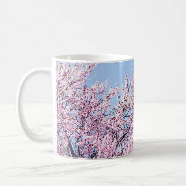 FOTO FRÅN CHERRY BLOMMAR TRÄD KAFFEMUGG (Vänster)