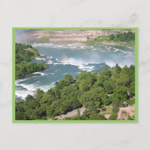 Foto från den amerikanska sidan av Niagra kommer f Vykort