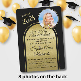 Foto från Föräldrarnas meddelande Black Studenten Inbjudningar