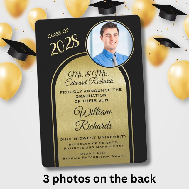 Foto från Föräldrarnas meddelande Black Studenten Inbjudningar (Skapare uppladdad)