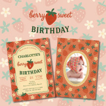 foto från första födelsedag med bären