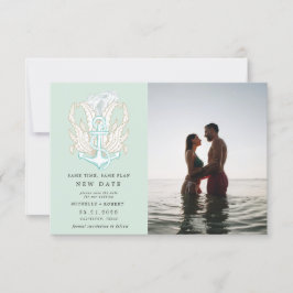 Foto från kustnära hav Ändra datum Inbjudan