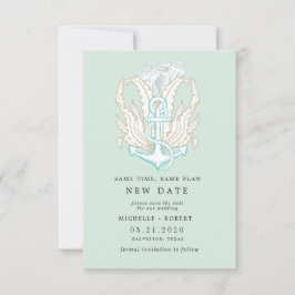 Foto från kustnära hav Ändra datum Inbjudan