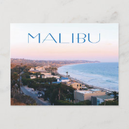 Foto från Malibu California Kusten Vykort