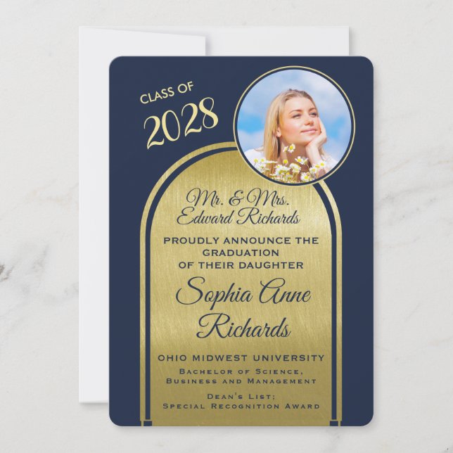 Foto från meddelande om föräldraflottan i Studente Inbjudningar (Framsida)