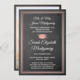 Foto från moderkort och Rosa Studenten Meddelande