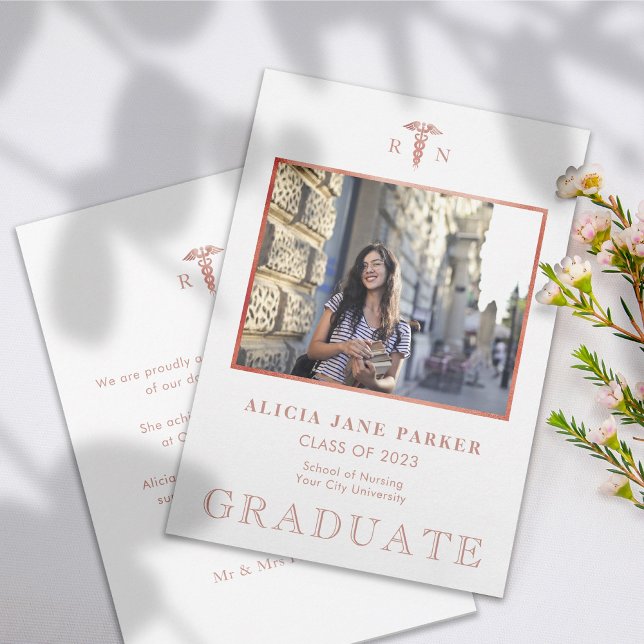 Foto från studenten i ro guld glitter (Skapare uppladdad)