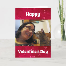 Foto från valentines day Hund Cat Pet Pappa Make Helgkort
