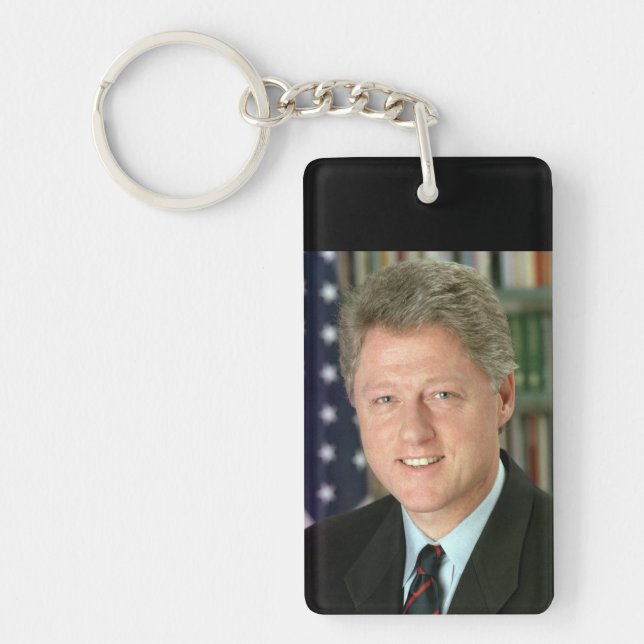 Foto från Vita huset med president Bill Clinton (Framsidan)