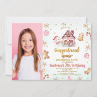 Foto Gingerbröd House Decortor Birthday