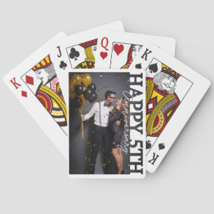 Foto Glad 5-årsjubileumspelkort   Persona Casinokort