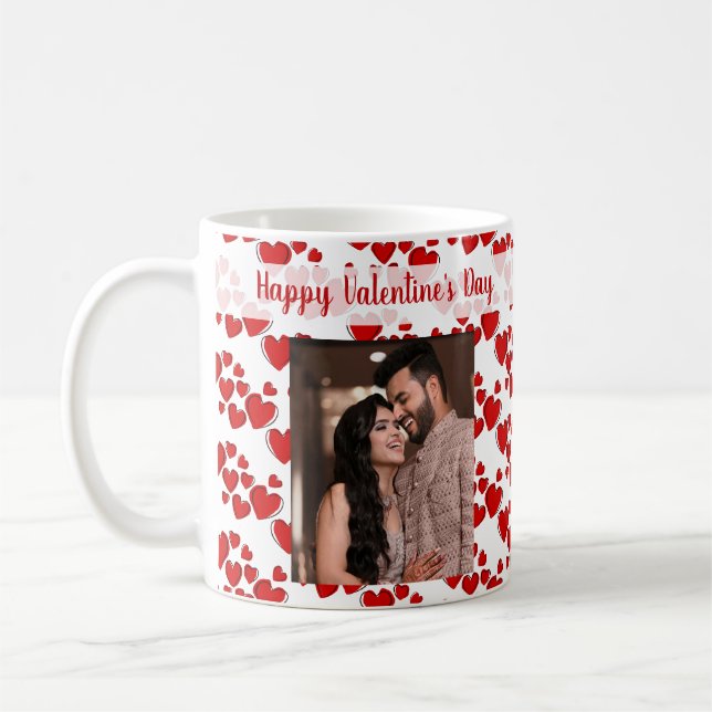 Foto Glad Alla Hjärtans Dag Kaffe Mugg (Vänster)