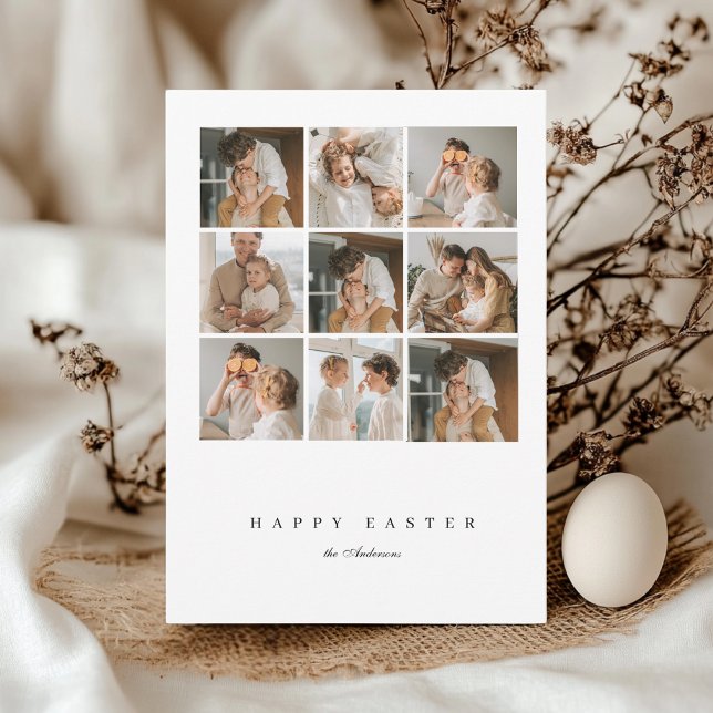 Foto Glad påsk i Collage Family Inbjudningar (Skapare uppladdad)