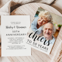 Foto Glada tillrop Svart Skrift 50-årsfirande