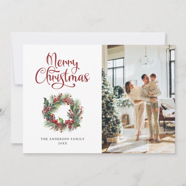 Foto God jul Card för Wandelly Berries Julkort (Framsida)