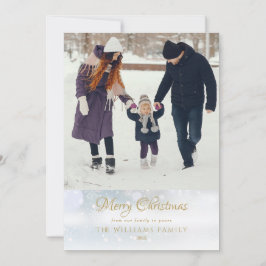 Foto God jul Elegant Winter Frost Julkort