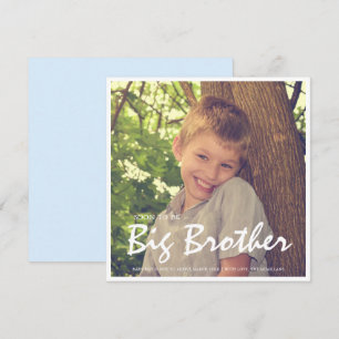 Foto Gravid Big Brother Blue-meddelande Meddelande