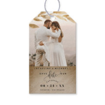 Foto, Guld Löv Bröllop spara datum