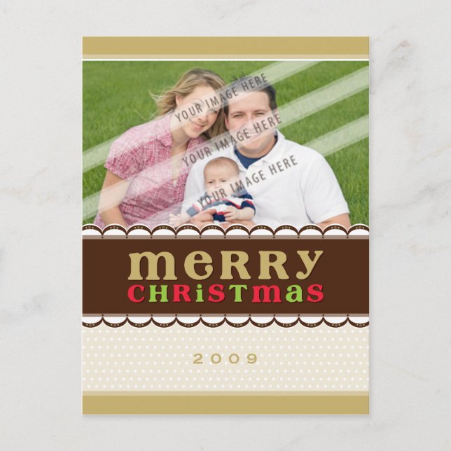 FOTO HÄLSNING POSTCARD: Candyfloss 1 Helg Vykort (Framsida)