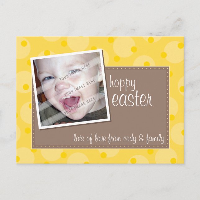 FOTO HÄLSNING POSTCARD: fjällig 4 Helg Vykort (Framsida)