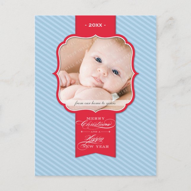 FOTO HÄLSNING POSTCARD: lapel 5P Vykort (Framsida)