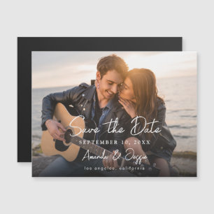 Foto - Handstil Horisontell Save the Date 3B