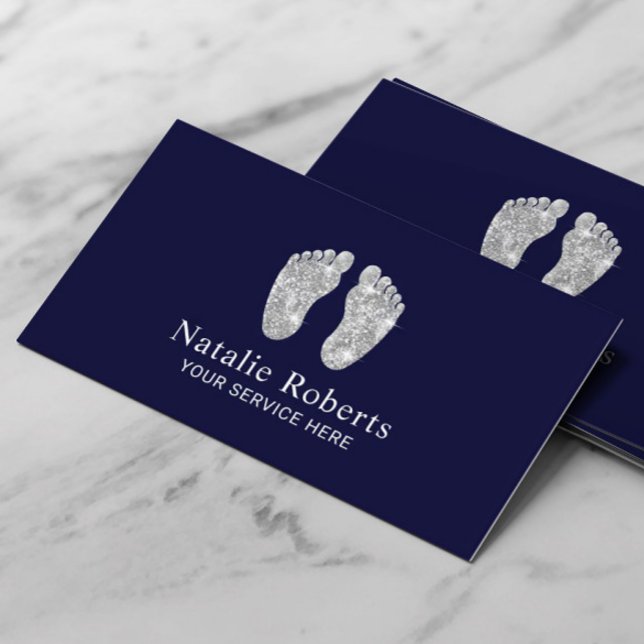 Foto Healthcare Practier Reflexology Spa Navy Visitkort (Skapare uppladdad)