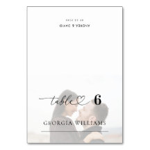 Foto Heart Bröllop Editable Guest Namn