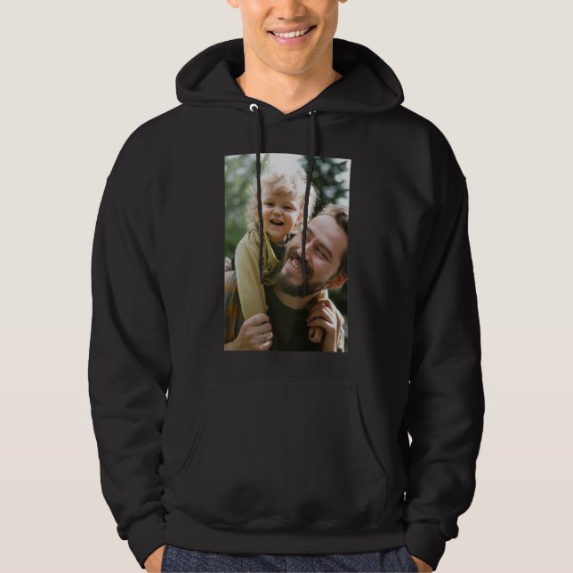 Foto Hoodie, Anpassningsbar Personlig Foto Hoodie (Framsida)