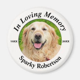 Foto Hund Memorial Magnet