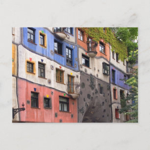 Foto Hundertwasser i Wien Vykort