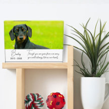 Foto Husdjur Minnesplakett Hund Förlust Minnessake