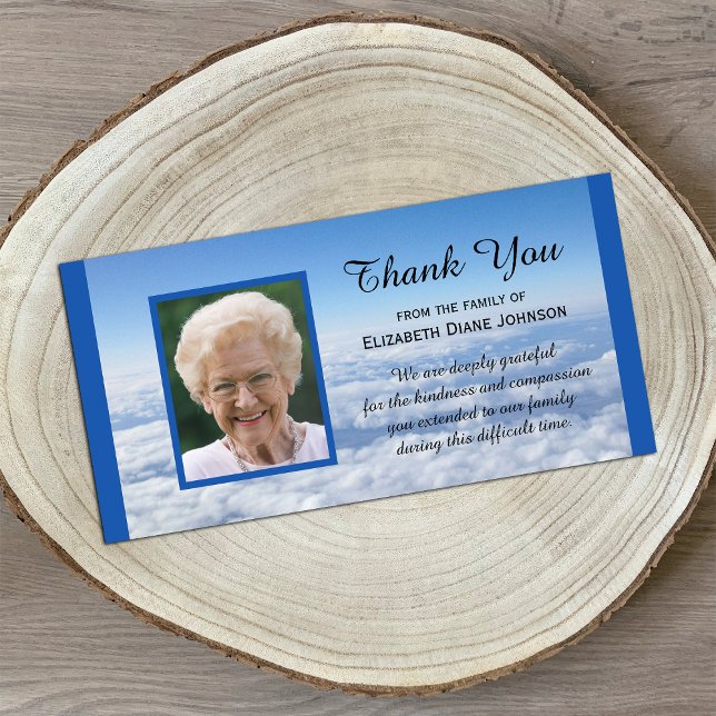 Foto i Clouds Sympathy Tack Photo Card (Skapare uppladdad)