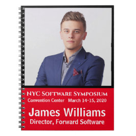 Foto-ID Anpassad Spiralbunden Seminarium Anteckningsbok