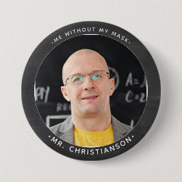 Foto-ID för High School Teacher-Anpassningsbar Knapp