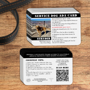 Foto-ID för multifunktionstjänstkort med Hund-ID m Visitkort