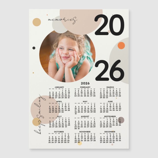 Foto kalender 2026 Fortsätt Le Magnet (Framsida)