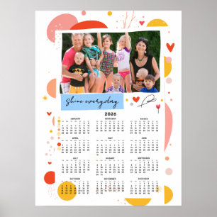 Foto kalender 2026 Lysa Varje Dag Affisch 18x24