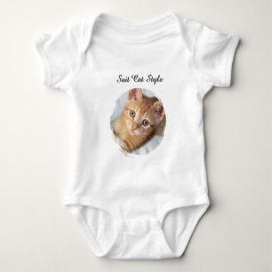 Foto Katt Text, Utbytbar, Rolig Kattstil T Shirt