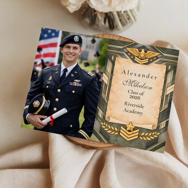 Foto Klassisk militär examensceremoni Meddelande (Skapare uppladdad)