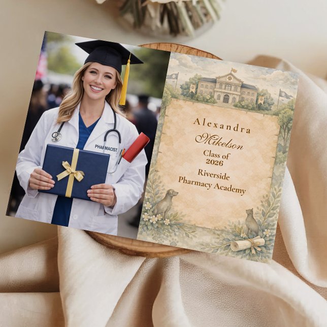 Foto Klassisk veterinärskolexamen Meddelande (Skapare uppladdad)