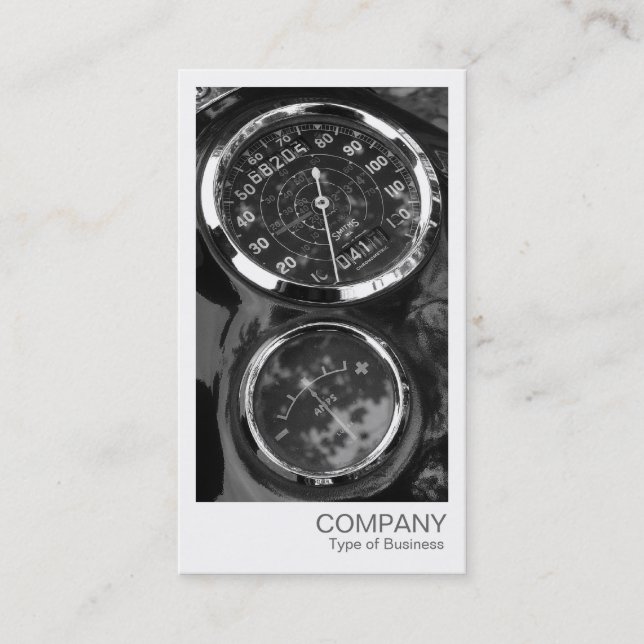 Foto - klassiska motorcykelprofiler visitkort (Framsida)