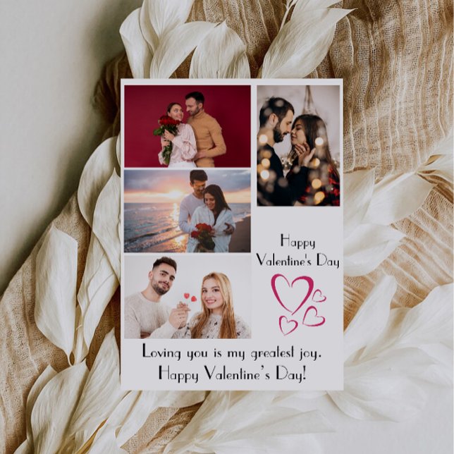 Foto Kort Glad Alla Hjärtans Dag (Photo Card Happy Valentine's Day)