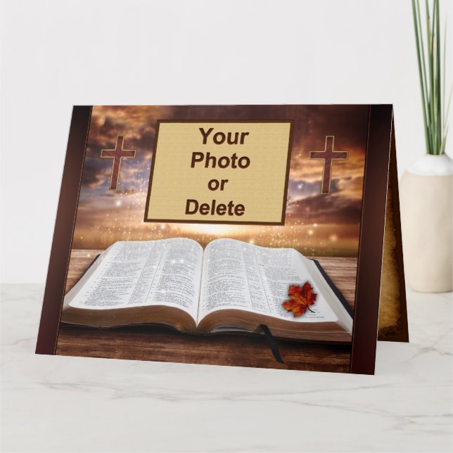 Foto, kristna kort, pastor appreciation-kort kort (Framsida)