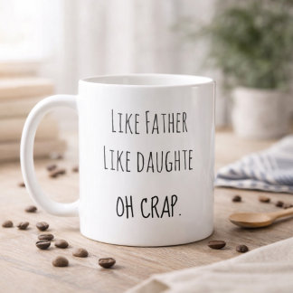 Foto Lika far lika dotter Kaffemugg