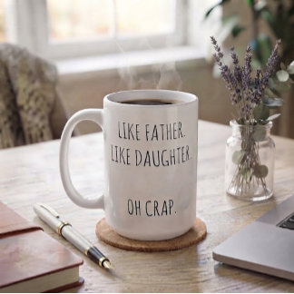 Foto Lika far som dotter/son Kaffekopp