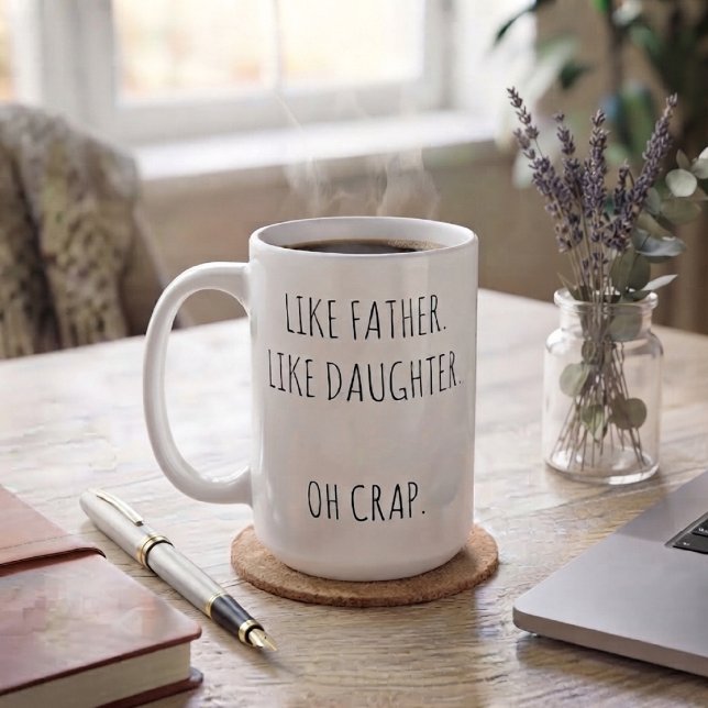 Foto Lika far som dotter/son Kaffekopp  (Skapare uppladdad)