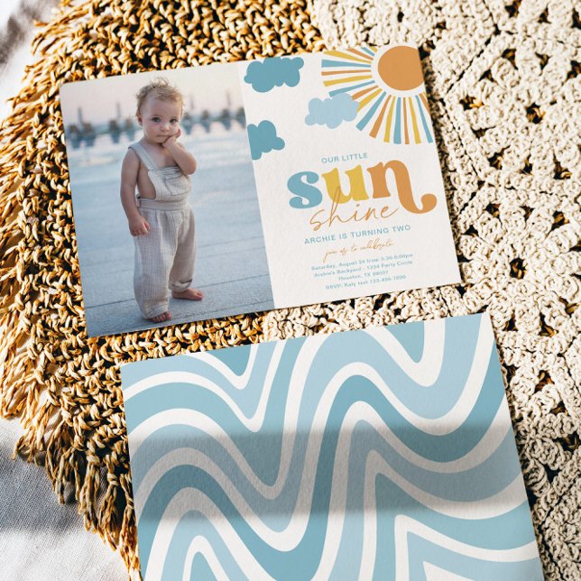 Foto Little Sunshine Birthday-inbjudan Inbjudningar (Skapare uppladdad)
