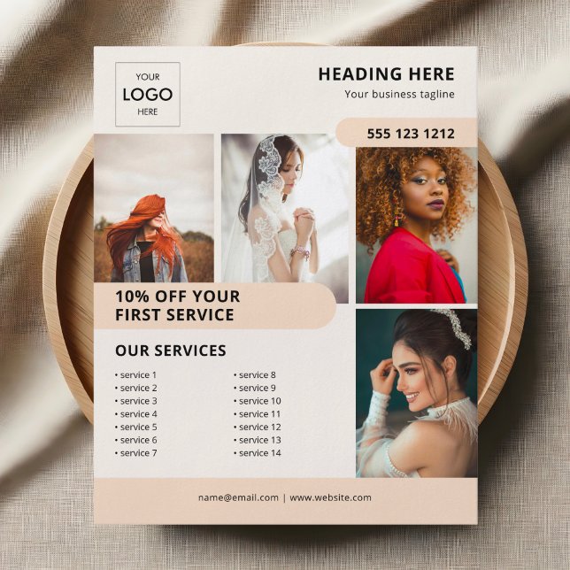 Foto Logotyp Affärsmarknadsföring Flygblad (Skapare uppladdad)