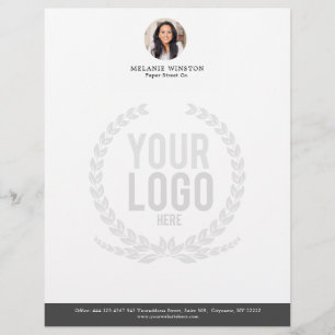 Foto  Logotyp Professionell Office Personlig Brevhuvud